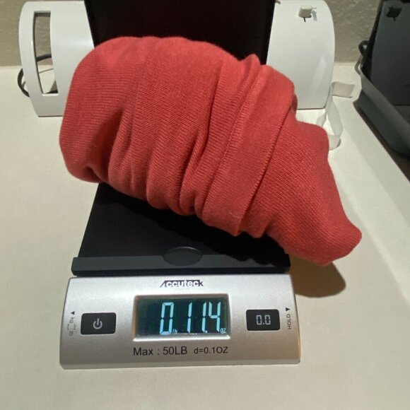 Joan Vass New York Womens Coral Red Open Front Cardigan Sz L Fall Elegant Mature - Picture 9 of 9